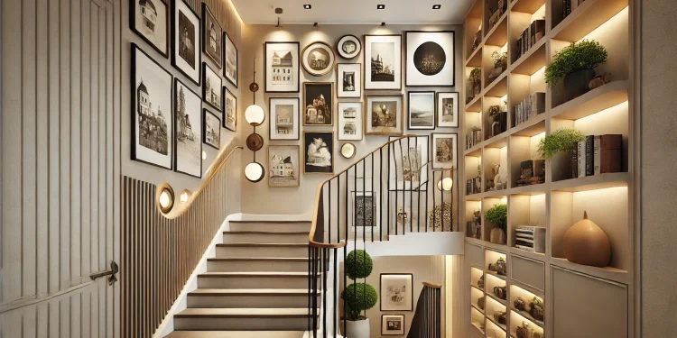 Beautiful and Practical Stair Wall Design Ideas