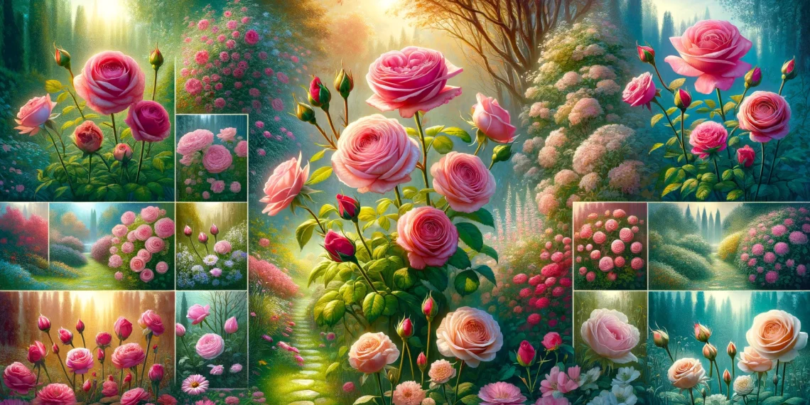 Pink Rose Garden: Discover the Beauty of Blossoming Petals