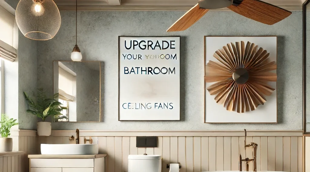 Upgrade Your Bathroom with These Stylish Ceiling Fans