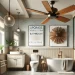 Upgrade Your Bathroom with These Stylish Ceiling Fans