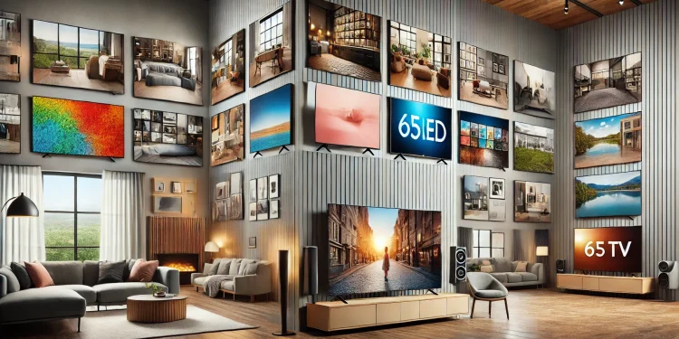 Visual Representation Photos of 65-Inch TVs