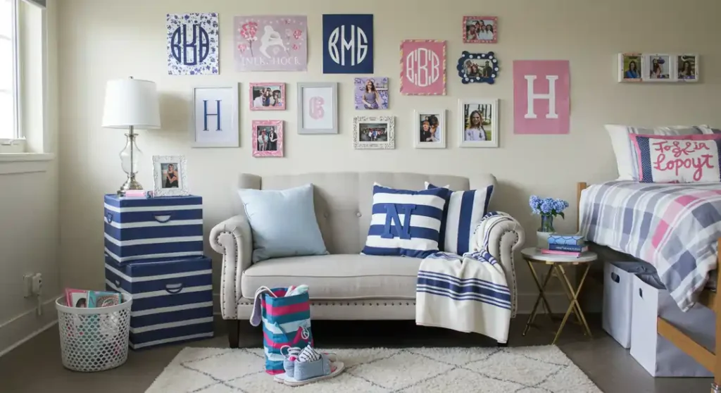 Preppy Dorm Decor